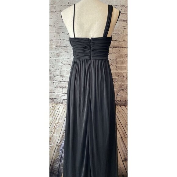 Vtg Y2K Jodi Kristopher Black Dress Evening Gown Formal Long Size 5 - Picture 3 of 5